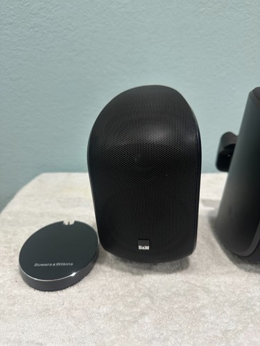 PAIR Bowers & Wilkins M-1 Speaker with Wall Brackets and Stands - Imagen 3 de 15