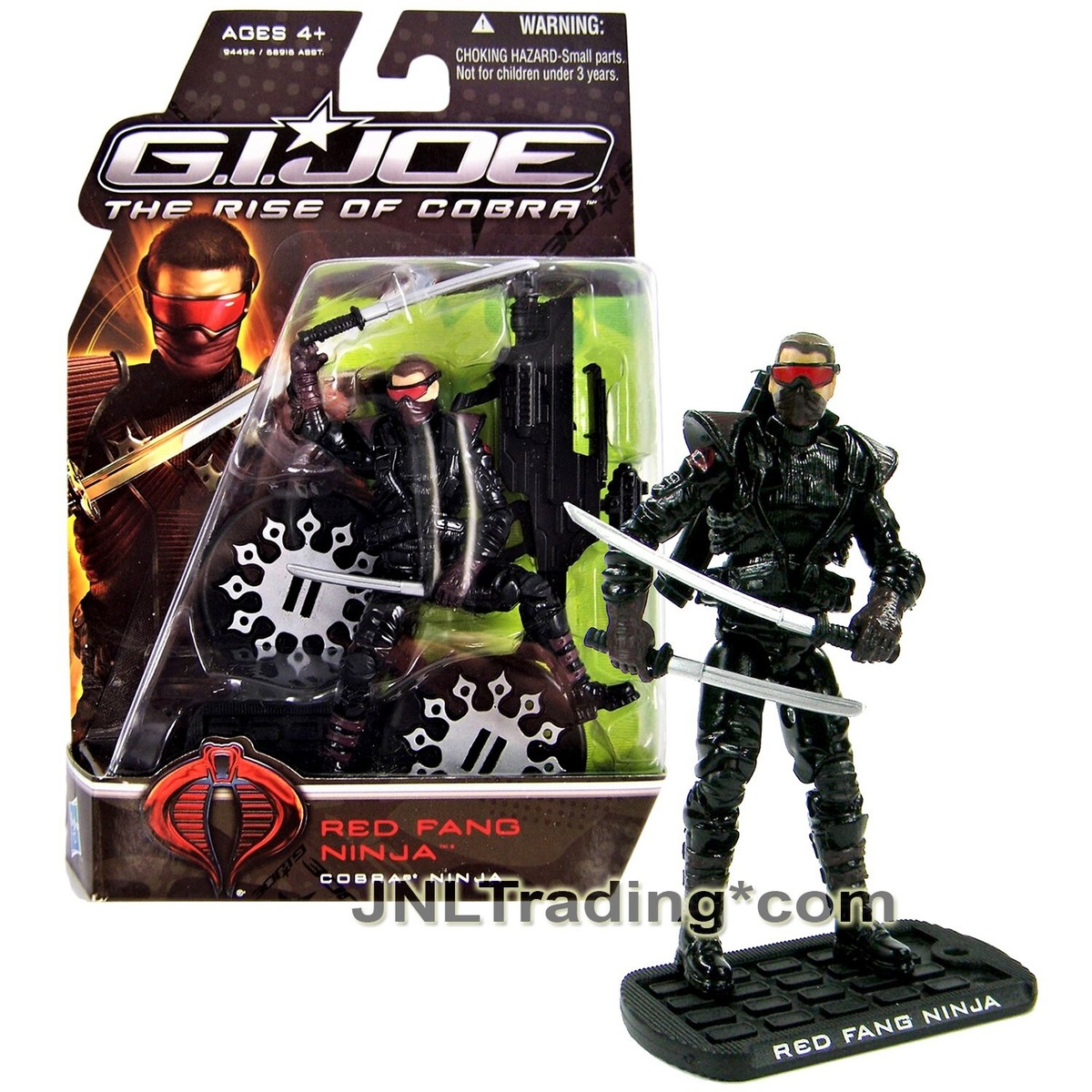 【中古】「非常に良い」GI Joe Rise of Cobra-Nla Year 2009 GI JOE Movie The Rise of Cobra 4 Inch Figure - Cobra RED