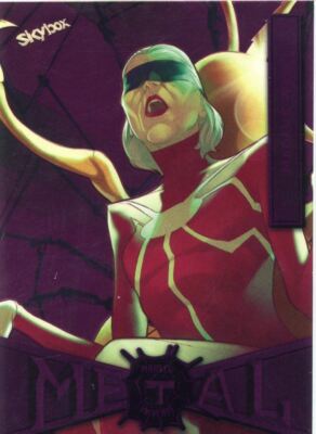 Spider-Man Marvel Metal Universe Light FX Pink [75] Base Card #46 Madame Web
