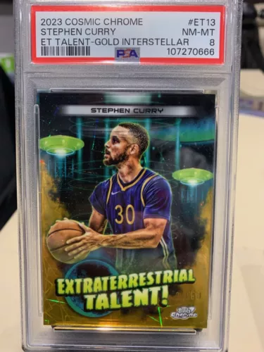 Stephen Curry 2023 Topps Cosmic Chrome Et Talent Gold Interstellar #'ed 24/50