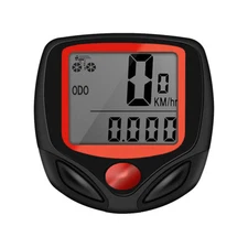 Bike Bicycle SPEEDOMETER Cycle Digital Odometer Computer MPH KMH Waterproof LCD