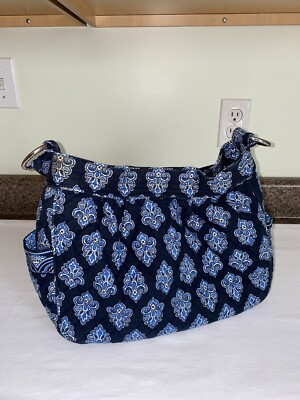 Vera Bradley Retired Pattern Large Shoulder Bag/Handbag With Magnet Side  Pocke