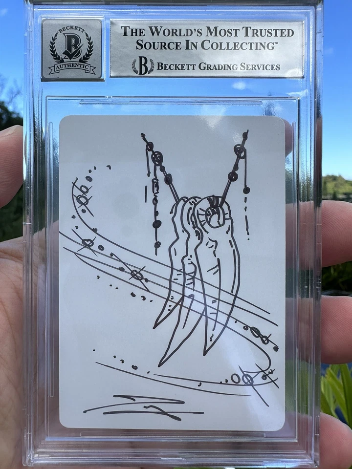 SERRA ANGEL, ARTIST PROOF, REVISED, 1994 MTG, DOUGLAS SHULER, BAS 8 - Image 2 of 3