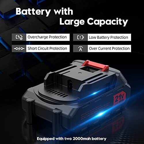 Mini Motosega a Batteria per Potatura 6 Pollici, Sega a Batteria per Pota - Foto 2 di 7