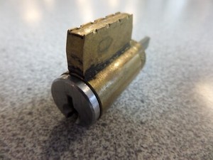 SCHLAGE ORIGINAL 6 PIN C KEYWAY LOCK CYLINDER USED NO KEYS LOCKSPORT