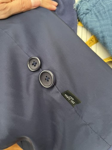Linda Allard Ellen Tracy Cobalt Blue Wool/cashmere Blend Oversized Blazer Size 4 - Picture 6 of 6
