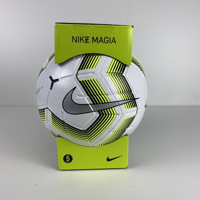Nike Team Magia II Soccer Ball - White/Black/Volt, Size 5 for sale online | eBay