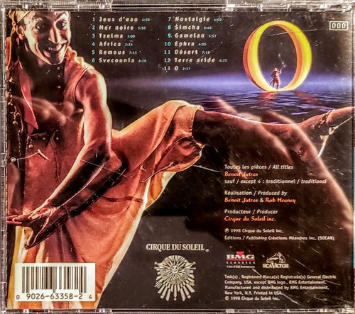 Cirque du Soleil: "O" by Cirque du Soleil (CD IS NEW NEVER PLAYED" - Picture 2 of 2