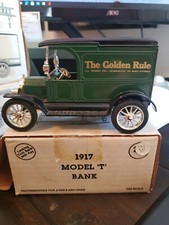 ERTL J.C. Penney The Golden Rule 1917 Ford Model T Bank Diecast Made in the USA