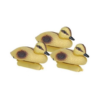Floating Yellow Cute Duckling Decoys for Koi Pond or Pool Decoration - 3 Pack