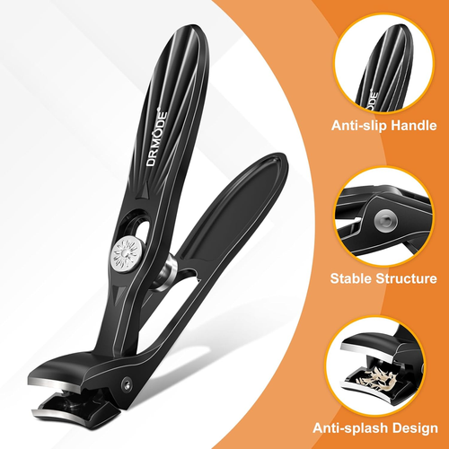 Toenail Clippers for Thick Nails Heavy Duty Long Handle Wide Jaw for Seniors Men - Picture 7 of 8