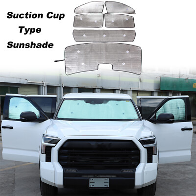 6pcs Full Window Sunshade Sun Visor UV Block Protection For Toyota Tundra 2022+