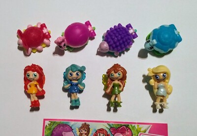 KINDER SURPRISE SET FAIRIES GIRLS WITH MAGIC ANIMALS PETS FIGURES TOYS 