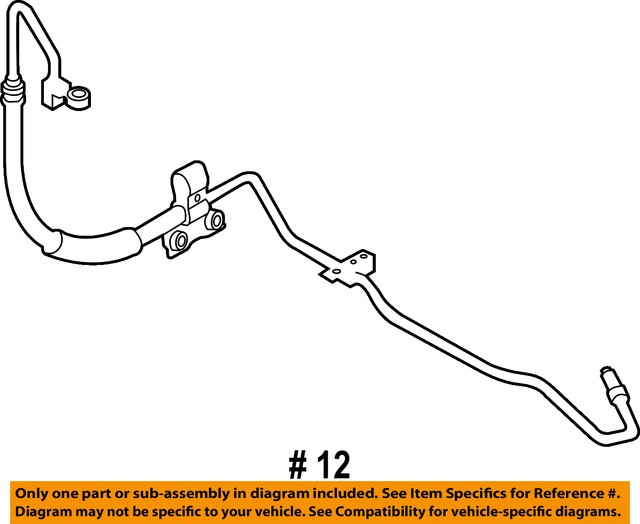 Infiniti Nissan OEM 0307 G35power Steering Pressure Hose 49720AM800