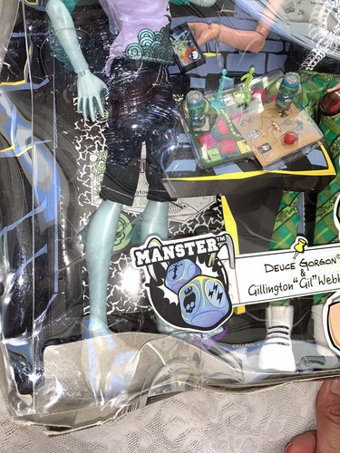 Monster High Gil Webber y Deuce Gorgon, paquete de 2 mansters - Imagen 5 de 9