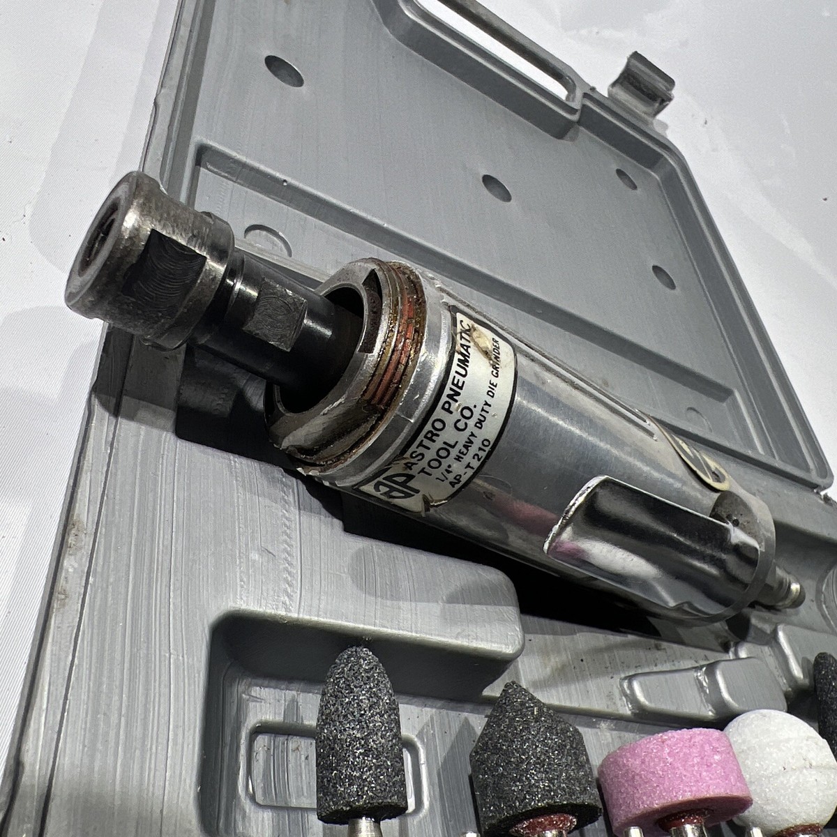 Astro Pneumatic 1222 HD 1/4 Angle Head Die Grinder And SD 1/4 Die Grinder Set Di - Foto 2