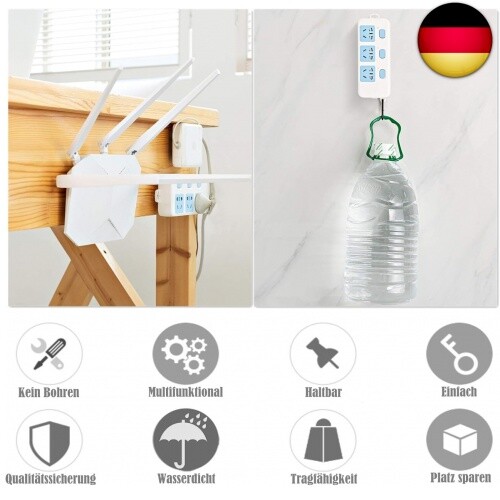 9 Sätze,Selbstklebende Haken,Doppelseitige Selbstklebende Wandhaken - Bild 4 von 7