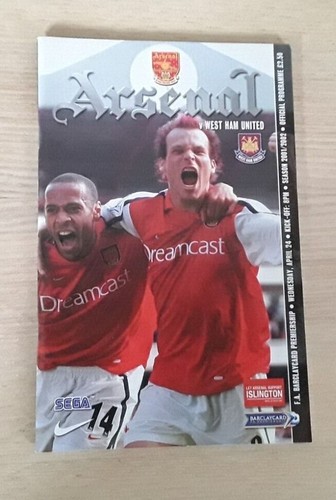 Arsenal 2001/02 Double Season select from Premiership Programmes menu - Picture 10 of 10