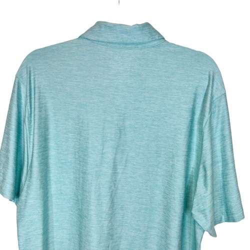 Under Armour Heatgear Polo LT Green Loose Short Sleeve Golf Shirt Sz Large Tall - Picture 5 of 10