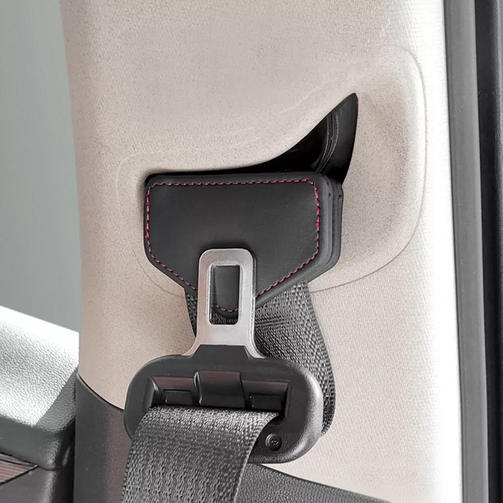 Seat belt deals holder