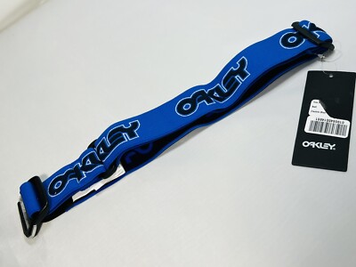 New Oakley Stretch Blue Snow Belt Elastic Skiing Snowboarding Gear One Size 