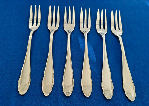 WMF 2200 Besteck 6 Kuchengabeln ca. 15,8 cm 90er Art. 741/03.23 - Bild 1 von 3