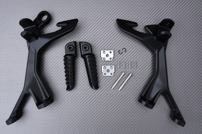 Platines repose-pieds passager pour Kawasaki Ninja 500 R pour remplacer vos supports usés