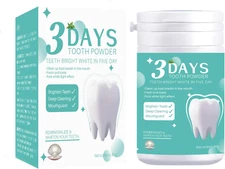 3 Days Teeth Whitening Powder Mint Deep Cleaning and Remineralizing Tooth Powder