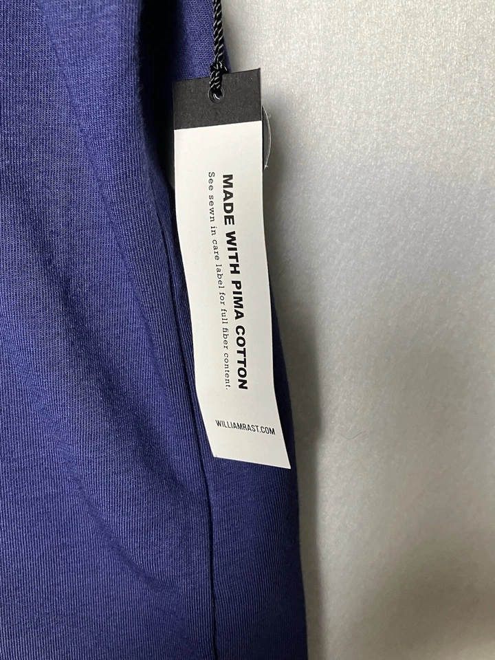 NUEVA CAMISA POLO WILLIAM RAST Para Hombres Azul Marino Verde SS Algodón Suave Elastizado Talla XXL Foto 2 de 4