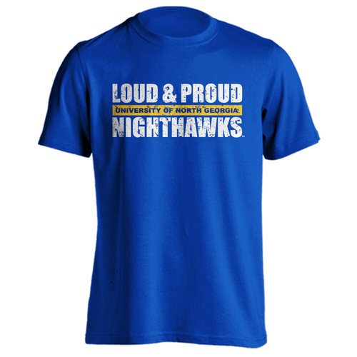 Camiseta de manga corta de la Universidad del Norte de Georgia Nighthawks UNG fuerte y orgullosa - Imagen 8 de 9