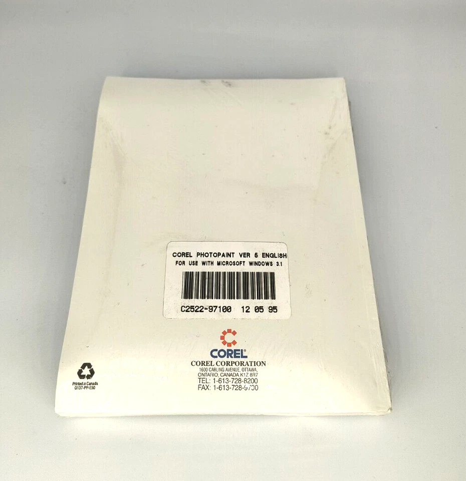 VINTAGE NEW SEALED 1995 COREL PHOTOPAINT VER 5 WINDOWS 3.1 SOFTWARE RM4-SW4 - Image 2 of 3