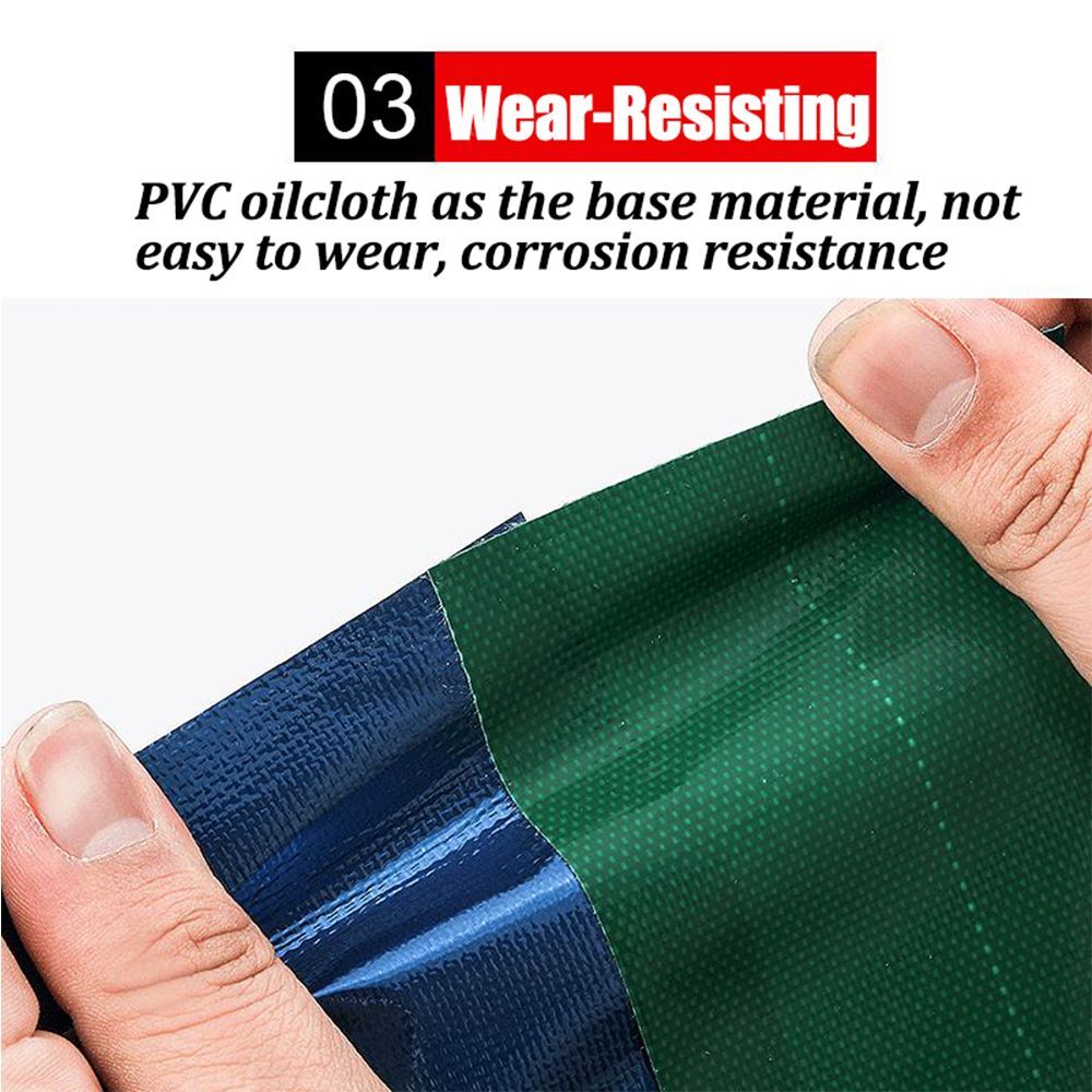 BlingKingdom Waterproof Nylon Tent Repair Tape - Self-Adhesive Patches For Tents, Jackets, Backpacks, 3pcs Dark Blue - View #2