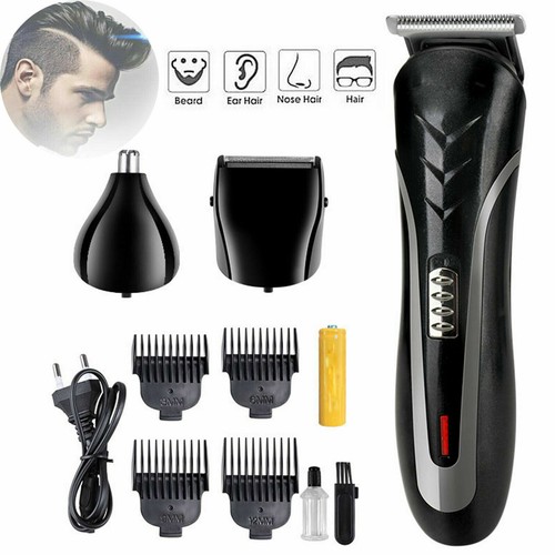 men's haircut with electric razor