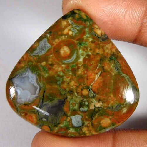 67.45Cts100%Natural Top Rhyolite Opal Pear Cabochon Loose Gemstone - Afbeelding 1 van 3