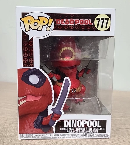 Funko Pop! Deadpool Dinopool Bobble-head Vinyl Figure #777 DMG PKG