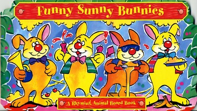 REIMTIERBRETTBUCH. LUSTIGE SONNIGE HASEN. LESEN LERNEN. BRANDNEU