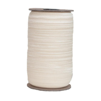 Ivory Fold Over Elastic 5/8'' (15mm) 100 Yards | Elastic By The Yard