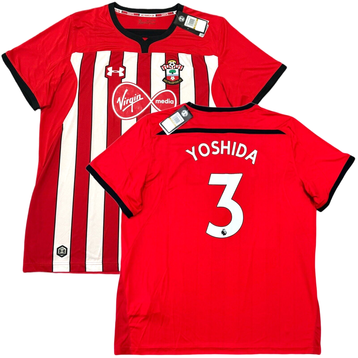 2018/19 Southampton Home Jersey #3 Yoshida 4XL Under Armour