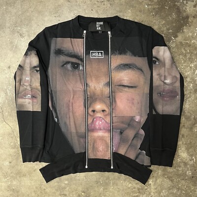 トップス HOODBYAIR HBA SIZE m Men's Hood By Air HBA Black Sweatshirt Size M NWOT | eBay