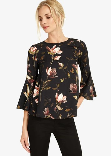 PHASE EIGHT KAILEY FLORAL BLOUSE SIZE UK SIZE 8 NEW WITH TAGS