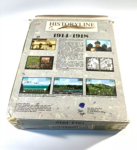 RARE Commodore Amiga Game - Historyline 1914-1918 1993 By Blue Byte Amiga 500+ - Picture 6 of 10