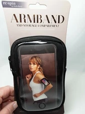 + re Spin by Halle Berry Fitness Collection: Exercise Armband Black extra pouch 