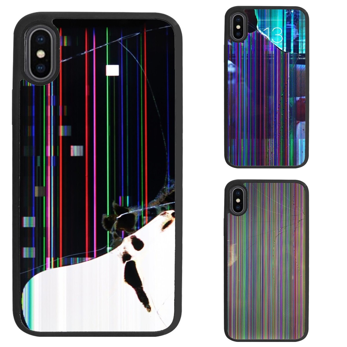 For Apple iPhone SE 11 12 13 14 15 16 Broken Screen crack Anti scratch Cover