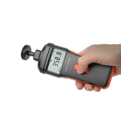Digital Tachometer Non-Contact Laser Photo RPM Meter Engine Motor Speed Gauge - Picture 2 of 20