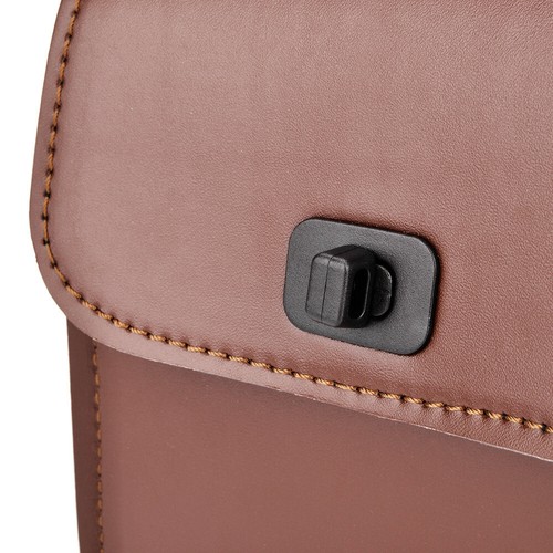 Motorcycle Saddle Luggage Side Back Pouch Tool Bag Storage Leather Handlebar Bag - Foto 10 di 10