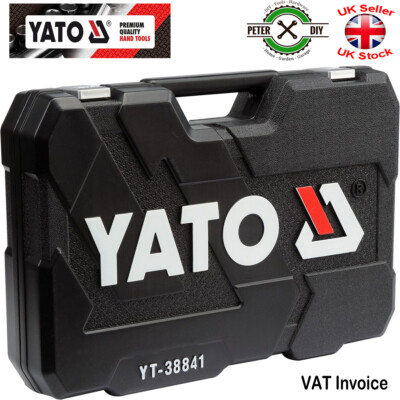 SOCKET SET 1/2 1/4 3/8 RATCHET Tools Toolbox (216+4pcs) YATO YT
