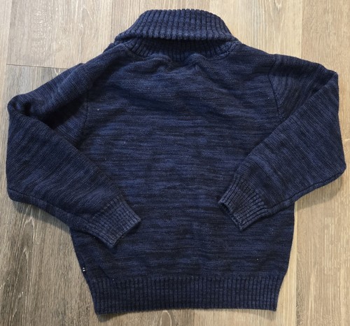 Nautica sweater boys size M(5/6) 100% cotton blue - Picture 3 of 4