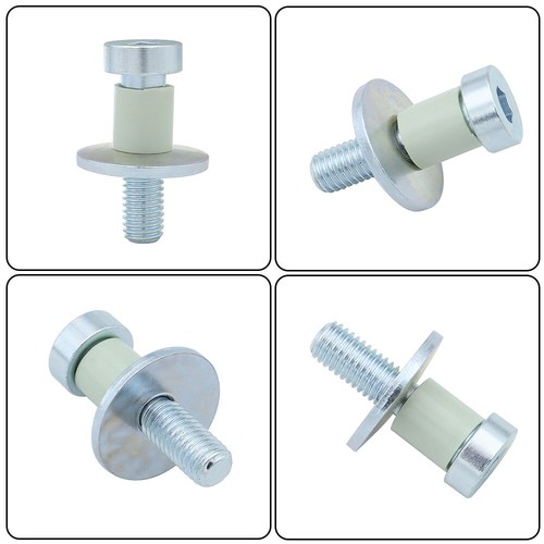 NEW Pair For 71-87 Chevy GMC Truck Blazer Door Latch Lock Striker Bolts 9601750 - Foto 3 di 12