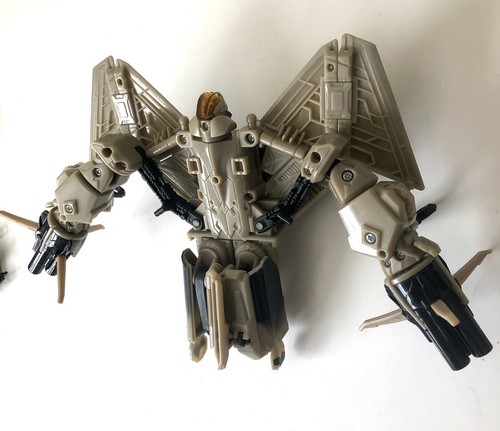 2007 Transformers Battle Damage Voyager Starscream Sam’s Club Figure Incomplete - Picture 10 of 11