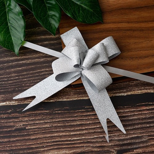 10 Pcs Solid Color Ribbon Pull Bow Gift Wrapping Ribbon Strings Pull Bow Knot - Picture 9 of 20
